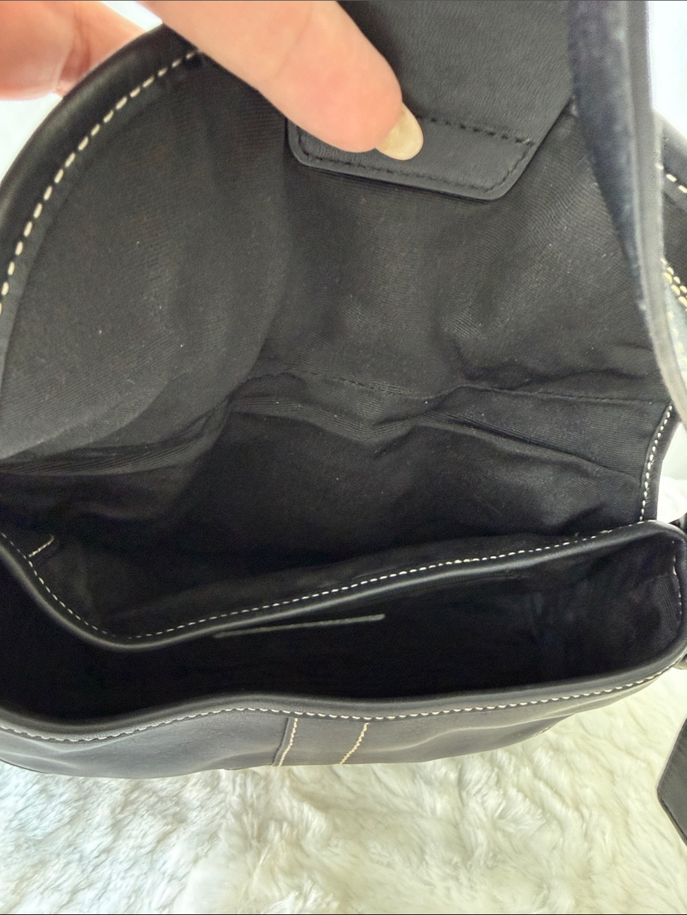 Coach Vintage Y2K Soho Black Leather Shoulder Bag - Picture 11 of 17